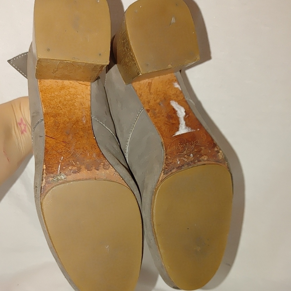Rachel Comey Lace Up Sling Back Leather Wooden Block Heel Round Toe Mule 8.5 - Picture 12 of 14